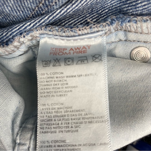 BDG Urban Outfitters High Waisted Raw Hem Denim Skirt Size S - Picture 9 of 9